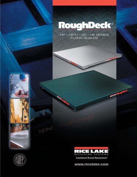 Rice Lake RoughDeck Floor Scales Series | M&M Equipment Corp